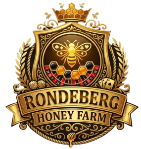 Logo Rondeberg honey farm